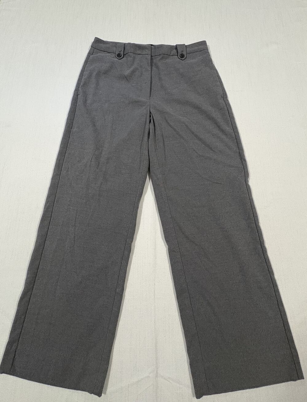 Ladies Banana Republic Grey full leg size 12 dress pant